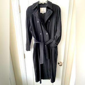London Fog Maxi Trench Coat